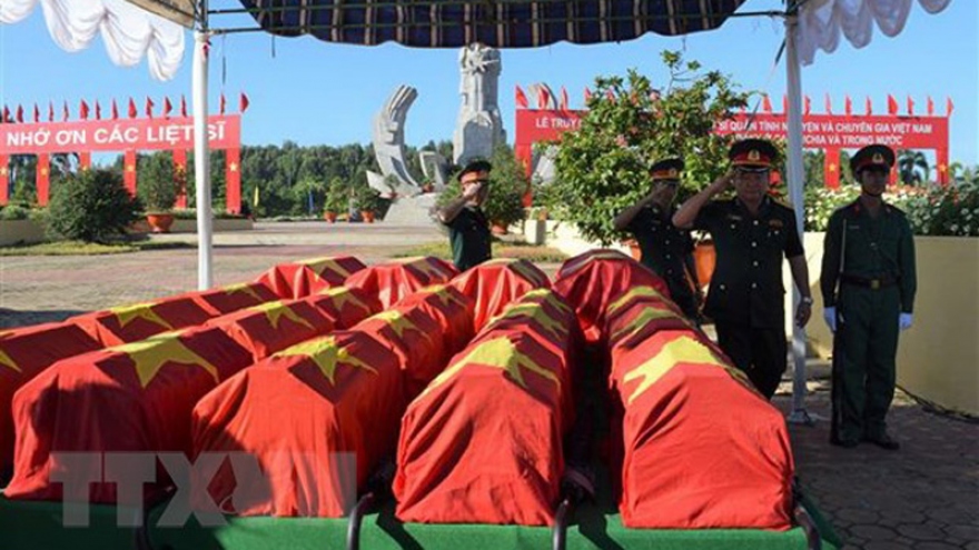 Remains of Vietnamese martyrs repatriated from Laos